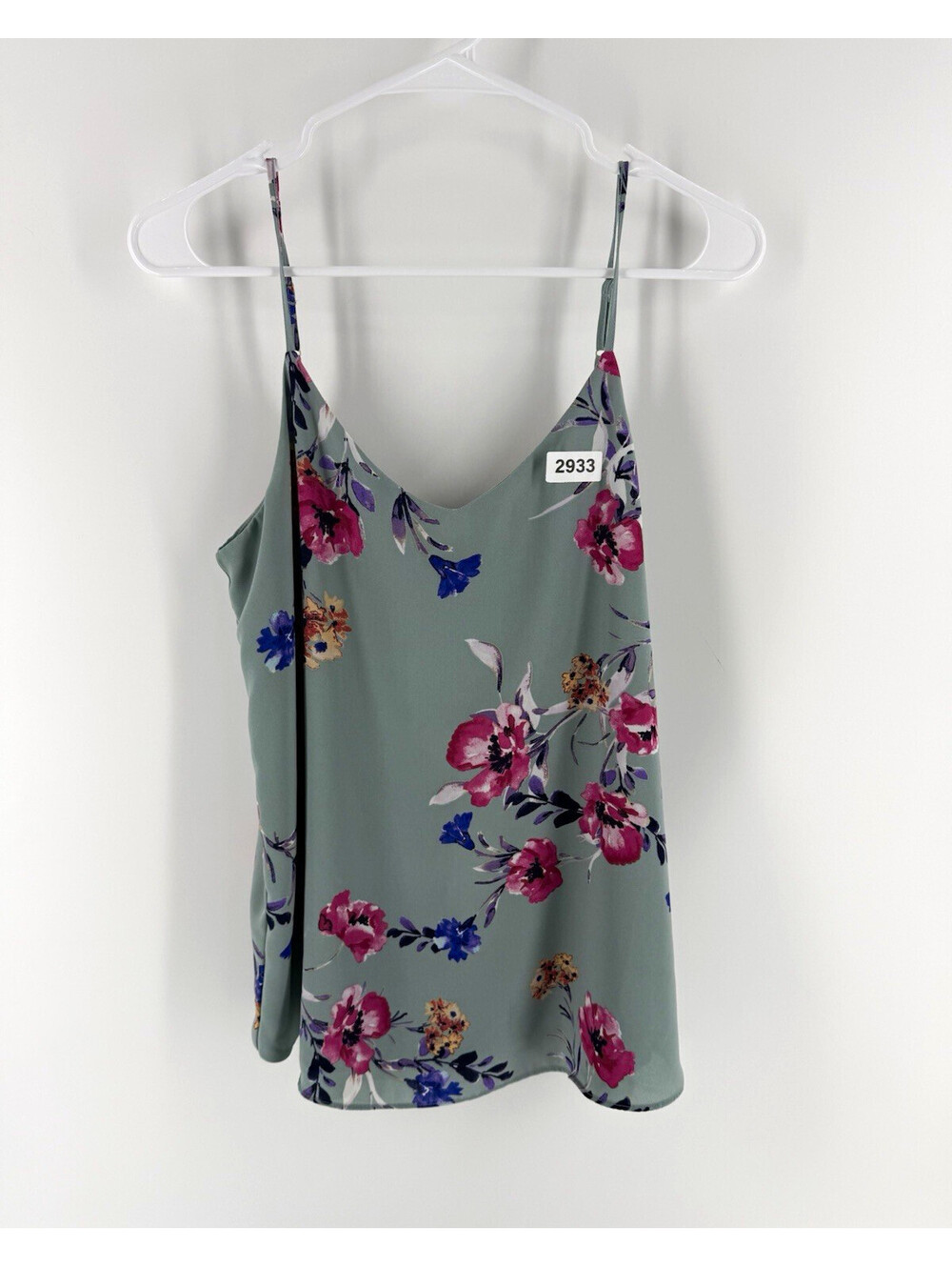 Pink Republic Sage Multicolor Floral Camisole Tank Top Spaghetti Strap Women M